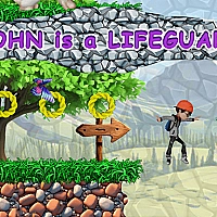 John is a lifeguard Game Cover