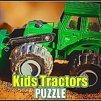 Kids Tractors Puzzle Game Cover