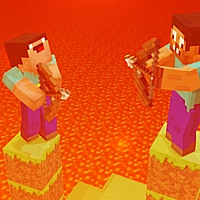 Noob vs Pro But Archers Minecraft Game Cover