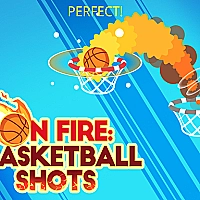On fire : basketball shots Game Cover