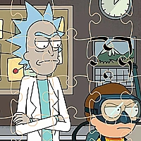 Rick and Morty Jigsaw Game Cover