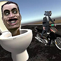 Skibidi Toilet Moto Bike Racing 2 Game Cover