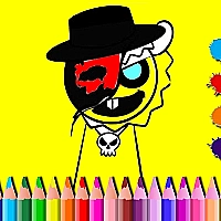 Sprunki Coloring Time Game Cover