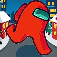 Among Us Christmas Run Game Cover