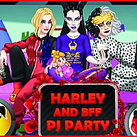 Dress Up: Harley and BFF PJ Party Game Cover