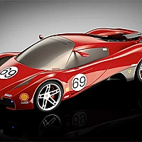 Super Cars Ferrari Puzzle cover