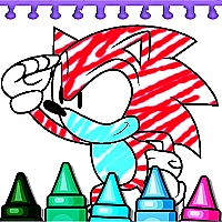 BTS Sonic Coloring Book Game Cover