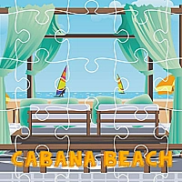 Cabana Beach Jigsaw Game Cover