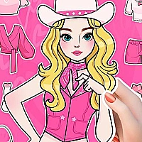 Paper Doll Makeover Dress Up Game Cover