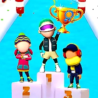 Fun Race On Ice Game Cover