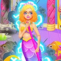 Mermaid Sea House Cleaning And Decorating Game Cover