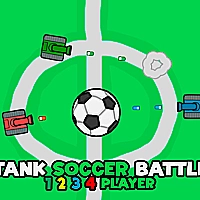 Tank Soccer Battle 1 2 3 4 Player Game Cover