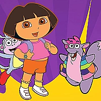 Dora Coloring Book Game Cover
