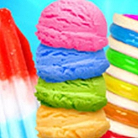Rainbow Ice Cream And Popsicles - Icy Dessert Make Game Cover