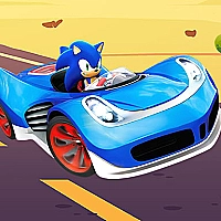 Sonic Racing Jigsaw Game Cover