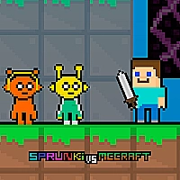 Sprunki vs MCCraft Game Cover