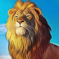 Angry Lion Sim City Attack Game Cover