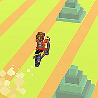 Blocky Bike Racing Game Cover