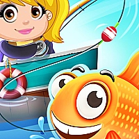 Nastya Like Fishing Mani‪a Game Cover