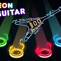 Neon Guitar Game Cover