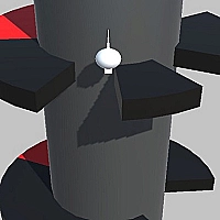 Through the Clouds helix jump Game Cover