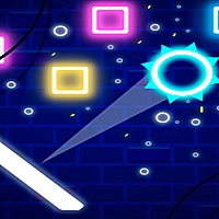 Brick Breaker Neon Game Cover