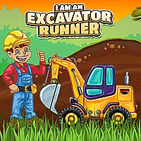 I am an Excavator Runner Game Cover