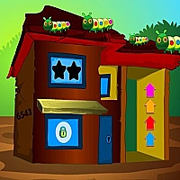 Caterpillar Land Escape Game Cover