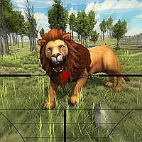 Lion Hunting 3D Game Cover