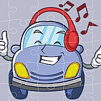 Smiling Cars Jigsaw Game Cover