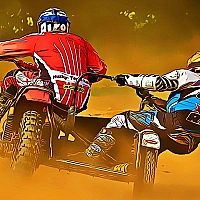 Speedway Sidecar Jigsaw Game Cover