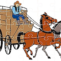 Wagons Jigsaw Game Cover