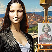 Mona Lisa Fashion Experiments Game Cover