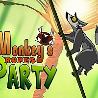 Monkeys ropes party Game Cover