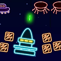 Neon Invaders Game Cover