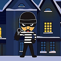 Robbers in the House Game Cover