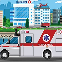 Ambulance Trucks Differences Game Cover