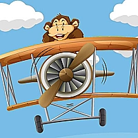 Kids Plane Hidden Stars Game Cover