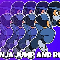 Ninja Jump And Run Game Cover