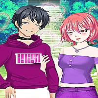 Dress UP Anime Couples  Game Cover