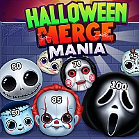 Halloween Merge Mania Game Cover