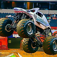 Monster Truck Racing Puzzle Game Cover