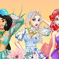 Floral Outfit For The Princess Game Cover