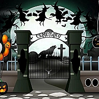 Halloween Cemetery Escape 2 Game Cover