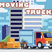 Moving Trucks Jigsaw cover