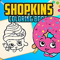 Shopkins Coloring Book Game Cover