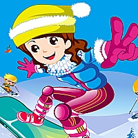 Snowboarder Girl Game Cover