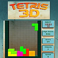 Tetris 3D Game Cover