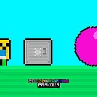 2D Obby Rainbow Parkour Game Cover