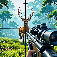 Deer Hunting Jungle Game Cover